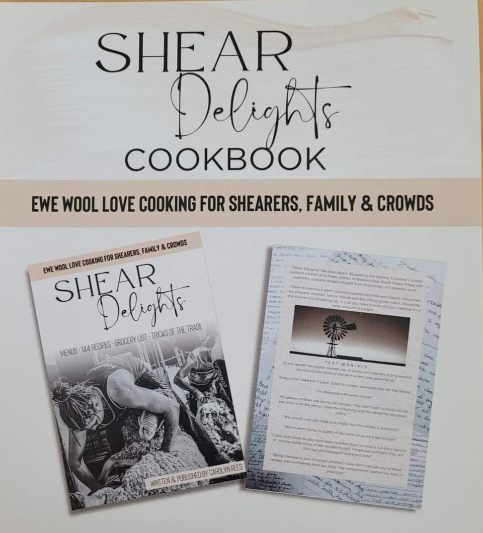 Shear Delights Cookbook Shearing World
