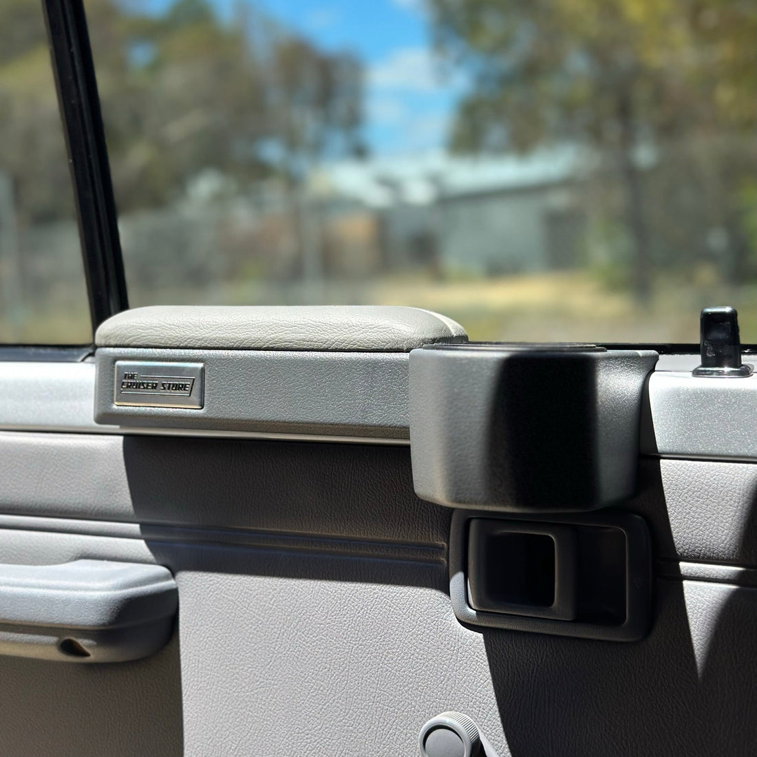 'STUBBY' Magnetic Armrest and Cupholder (Pair) - Suitable for 70 Series Land Cruiser (Rear Doors)