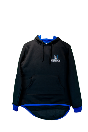 BLUE LONG TAIL HOODIE