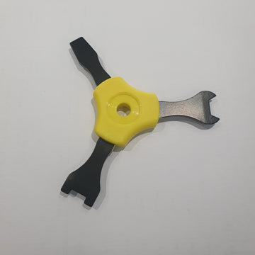 3 Sided Screwdriver - Includes a cog spanner