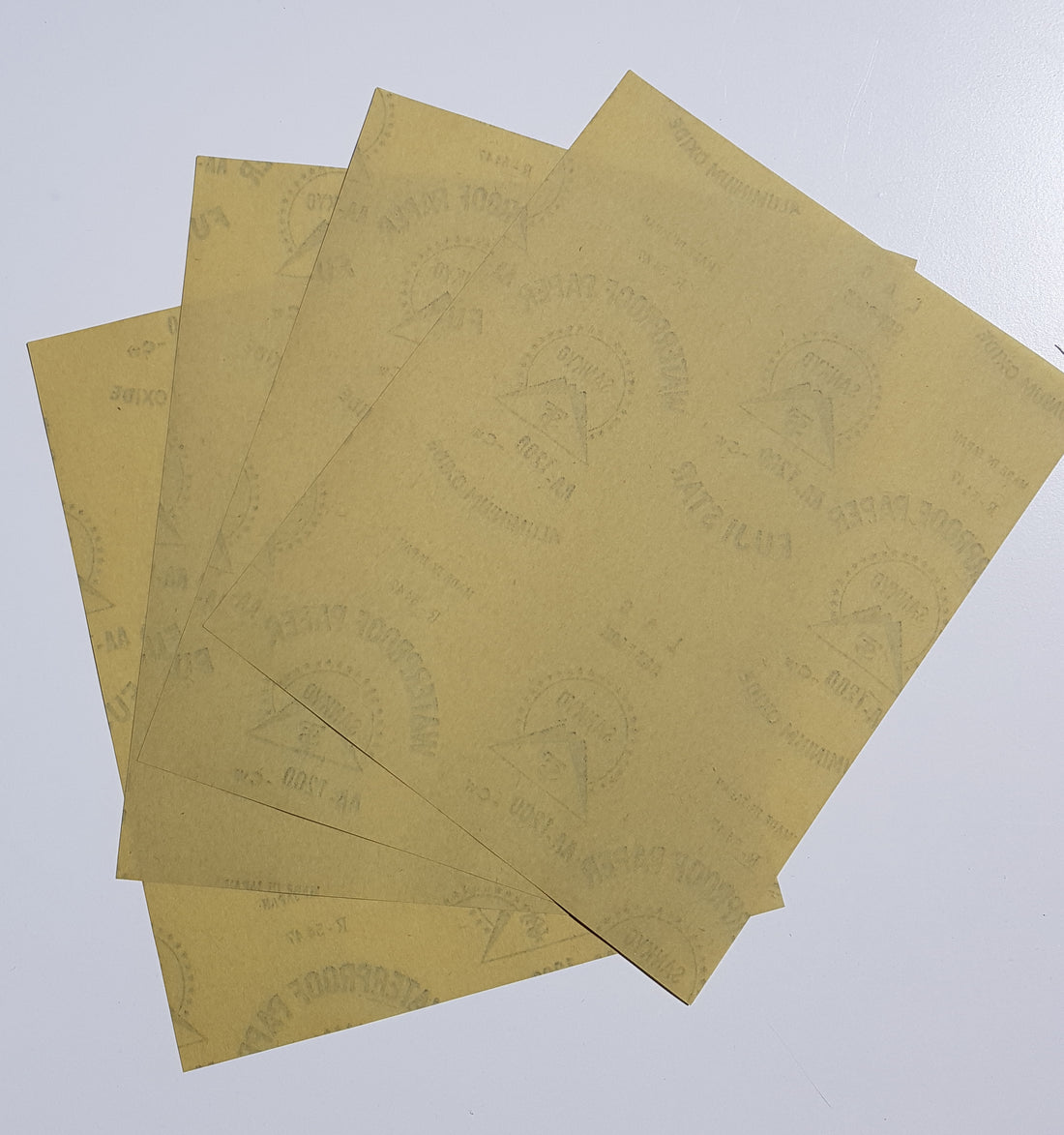 ALUMINIUM OXIDE FINE YELLOW PAPER