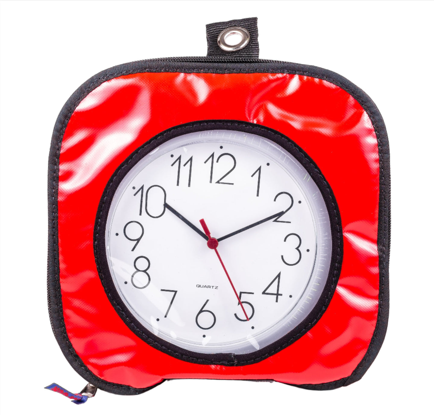 Clock with bag (random colours)